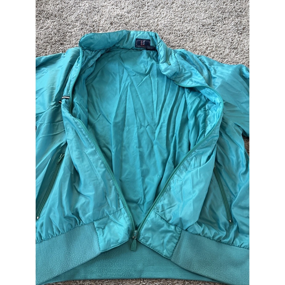 Mens VTG 90s PGA TOUR Nylon Hoodie Windbreaker Golf Jacket Ski Large L - Picture 4 of 5